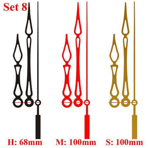 9mm Pendulum Clock Movement (includes hands)
