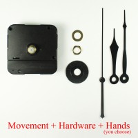 Bulk Lot - 5mm Clock Movement - Silent (includes hands) 25pc