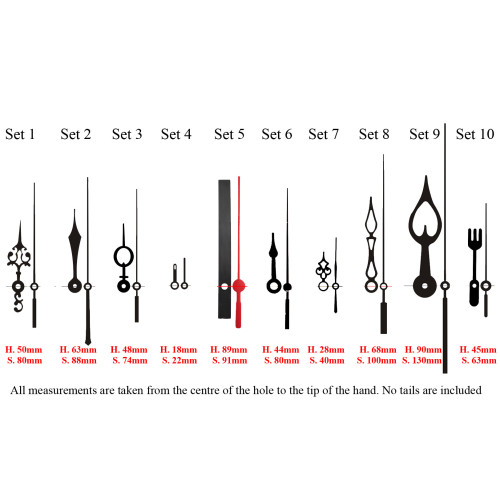 15mm Tide Clock Movement (includes hands)